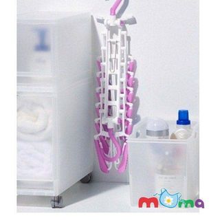 Móc áo thanh treo quần áo xuất Nhật Bản gồm 6 móc treo xếp gọn phơi quần áo ngoài trời khách sạn tủ quần áo cửa hàng thời trang tiện dụngHL077
