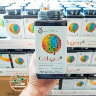 Viên uống COLLAGEN YOUTHEORY ADVANCED FORMULA TYPE 123 390viên của Mỹ giá sỉ