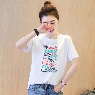 Áo thun nữ in hình YouTube form rộng hàn quốc vải dày mịn - ATN01