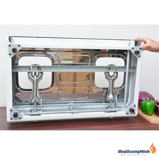 BẾP GAS RINNAI RV-770S1 INOX CÓ ĐẦU HÂM