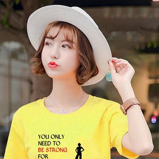 Áo thun nữ in hình độc đáo form rộng hàn quốc vải dày mịn - ATN03