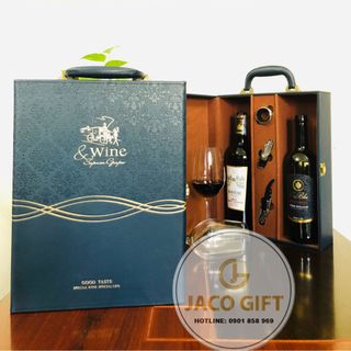 HỘP ĐỰNG RƯỢU VANG 2 CHAI