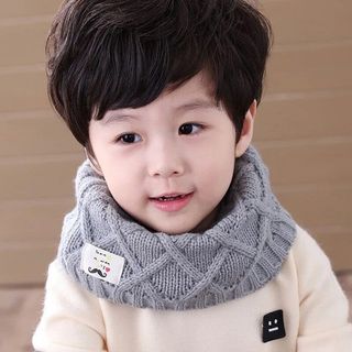 Khăn len ống quàng cổ mùa đông cho bé