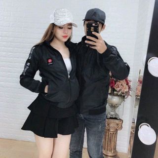 áo dù cặp nón tháo rời