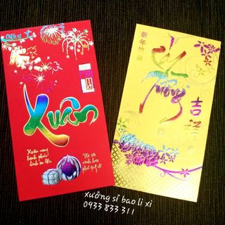 sỉ bao lì xì tết đẹp sang trọng 6 cái 1 túi