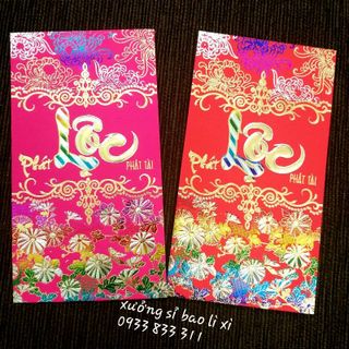 Bỏ sỉ lì xì tết 2019 1 túi 6 cái