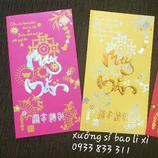 Buôn sỉ bao lì xì tết 2019 1 set có 6 cái