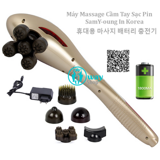 Máy Massage Cầm Tay Sạc Pin Hàn Quốc SamYoung SY-01