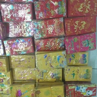 Sỉ bao lì xì tết chữ nổi anh kim 3D