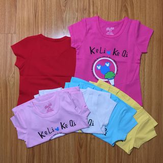 Áo Thun Cotton Bé Gái KEQI