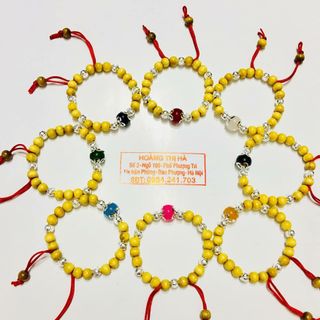 Combo sỉ vòng dâu xịn mix 7bi ốp bạc