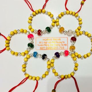 combo sỉ vòng dâu mix 7bi 2 ốp bạc 2 đá