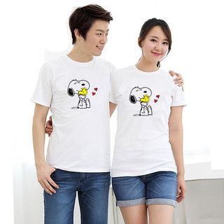 Áo Thun nữ Form rộng vải dày mềm min thoáng mát in hình chó SNOOPY - ATN12