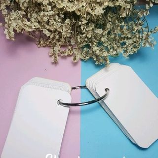 flashcard bìa trắng