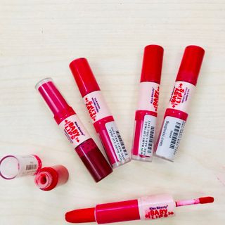 Son Baby Lip Kiss Beauty 2 Đầu - Thỏi Và Tint