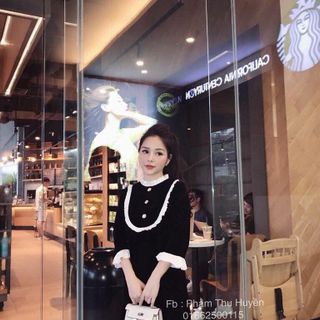 đầm nhung phối bèo