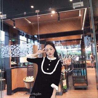 đầm nhung phối bèo