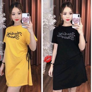 Đầm thun cát hàn