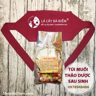 Muối cHườm Bụng Thảo Dược Giảm Mỡ Trị Đau Lưng Cho Mẹ Sau Sinh giá sỉ