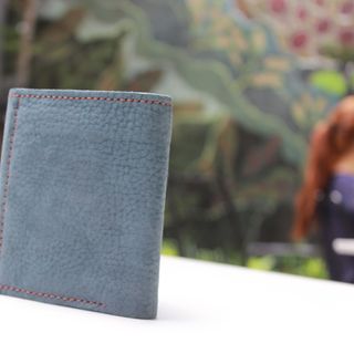 Ví Đứng 3 cánh kiểu Nhật - Da bò sáp