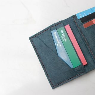 Ví Đứng 3 cánh kiểu Nhật - Da bò sáp
