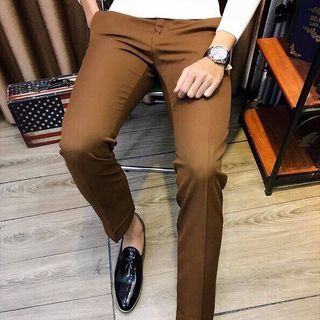 quần tây âu màu nâu