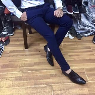 quần tây âu mầu xanh than sáng