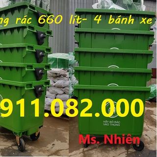 Bán thùng rác nắp kín 2 bánh xe loại 120 lít 240 lít giá rẻ