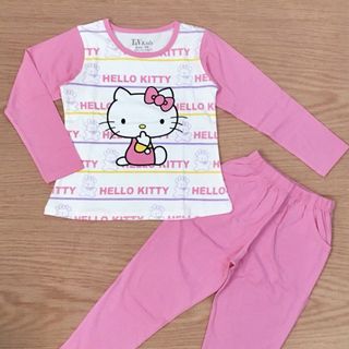 Đồ bộ dài tay kitty size đại
