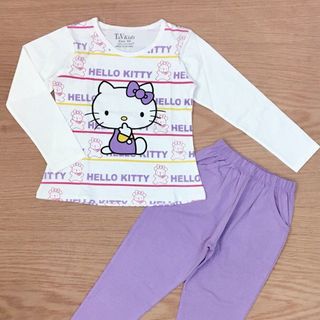 Đồ bộ dài tay kitty size đại