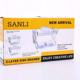 Kệ Chén Inox 2 Tầng