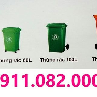 Bán thùng rác nắp kín 2 bánh xe loại 120 lít 240 lít giá rẻ