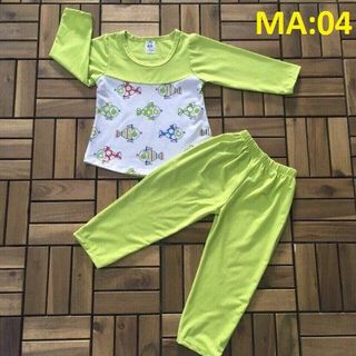 Bộ thun tay dài bé gái