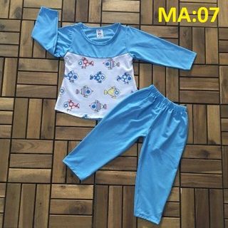 Bộ thun tay dài bé gái