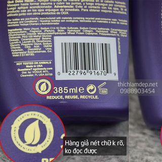 Gội xả biotin 385 ml