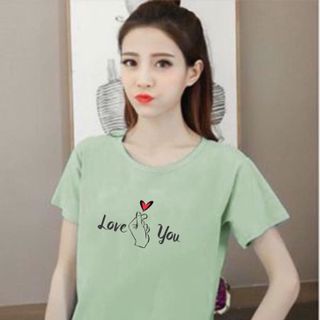 Áo thun nữ form rộng hàn quốc vải dày mịn - ATIH07
