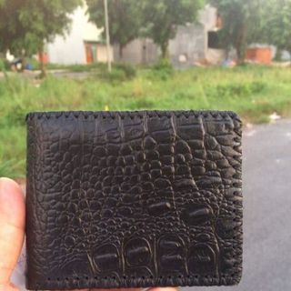 bóp da bò dập vân cá sấu cao cáp