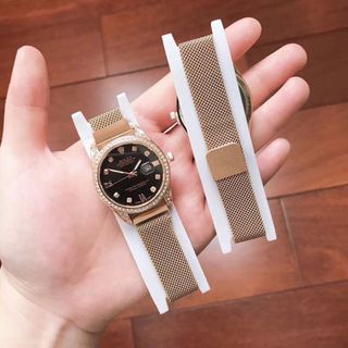 ĐỒNG HỒ NỮ ROLEXs LƯỚI NAM CHÂM 135