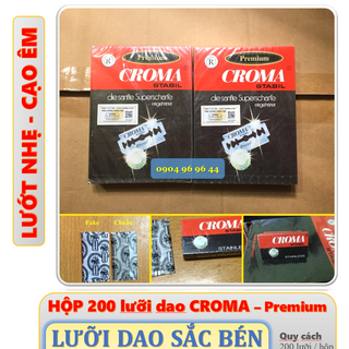 Dao cạo Croma - Premium - Hộp 200c