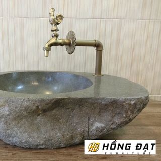 Chậu Rửa Lavabo Đá Cuội Tự Nhiên