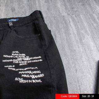 Quần Bò Đen Cực Đẹp QB5804