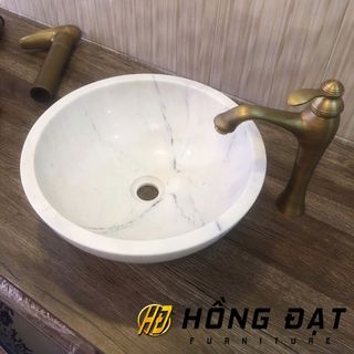 Chậu Rửa Lavabo Đá Tự Nhiên Đá Marble Đá Cẩm Thạch