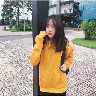 HOODIE UNISEX BASIC TRƠN VÀNG