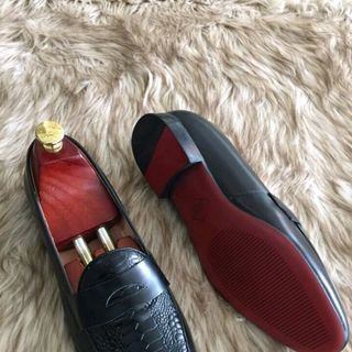 Giày lười nam da bòđế phíp