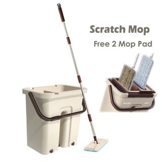 Cây lau nhà tự vắt thông minh có thùng loại thùng nhỏ