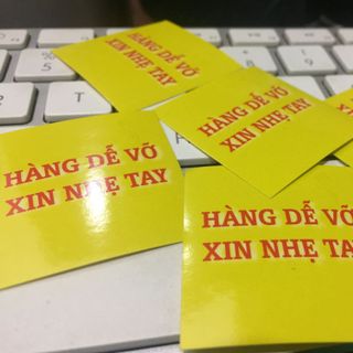 tem decal hàng dễ vỡ