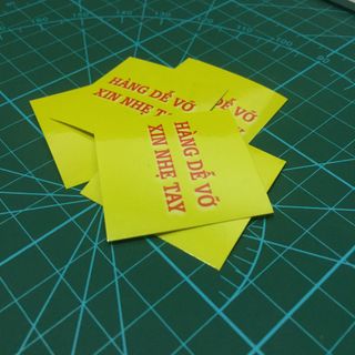 tem decal hàng dễ vỡ