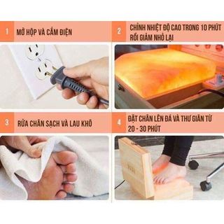 ĐÁ MUỐI HIMALAYA MASSAGE CHÂN MẶT PHẲNG