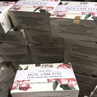 Trà Hoa Sâm Đất Zn cải tiến giảm cân an toàn hiệu quả