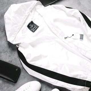 áo khoác dù nam sọc tay